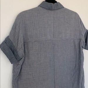 Madewell Tops - Striped Chambray Button Up Top Madewell Tops - Striped Chambray Button Up Top
